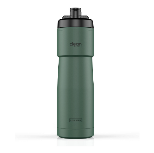 The Clean Hydration Insulated Bike Water Bottle