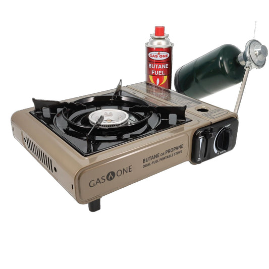 Gas ONE Propane or Butane Stove GS-3400P Dual Fuel Portable Camping And